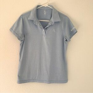 Rhoback Blue Striped Polo M